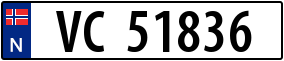 Truck License Plate